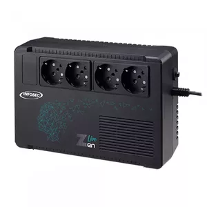 Infosec Zen Live 500 UPS Line-Interactive 0.5 kVA 300 W 4 AC outlets