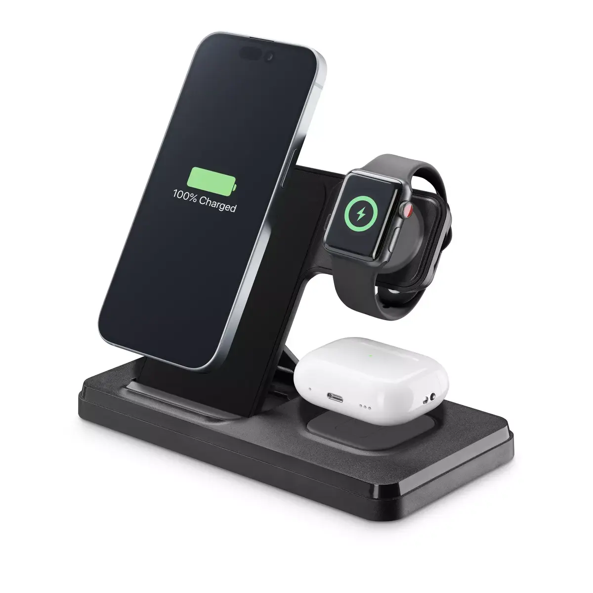 Mobile device dock station Tech Pop WIRESTAND3IN1FBK Photo 4