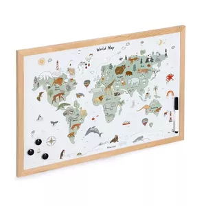 Magnetic Board Zeller Present 11276 Multicolour Metal Horizontal 600x400mm