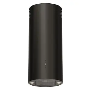 Каминная вытяжка MAAN Elba2 W835 чёрная, отвод/рециркуляция, 245–580 м³/ч, лампы 3 Вт, 4 скорости