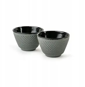 Cast iron tea cups Bredemeijer Xilin Light Green, set for serving tea, model 153095