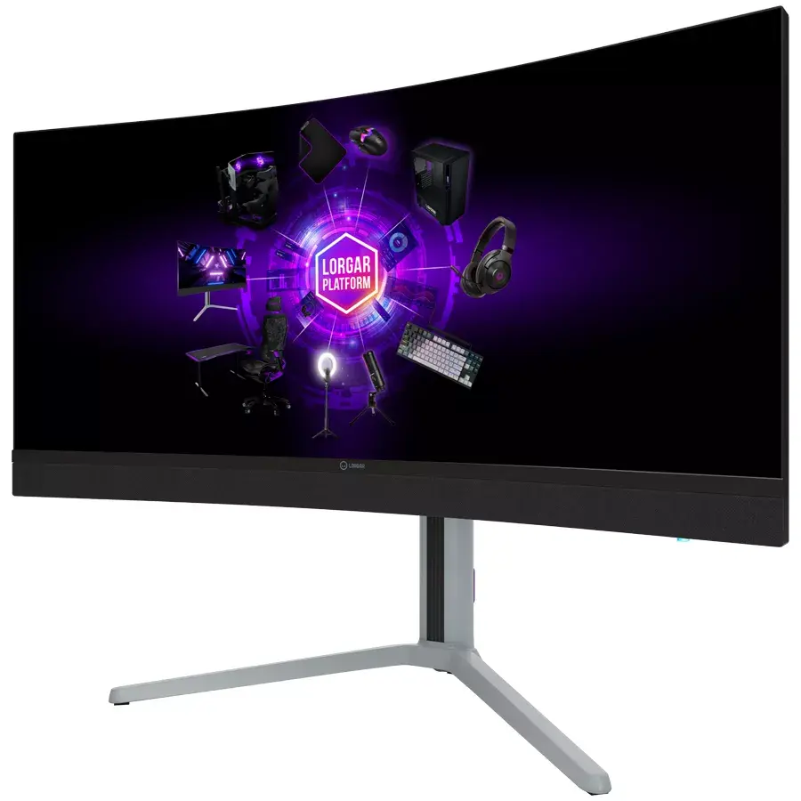 LORGAR 34MP1 34" UWQHD MiniLED изогнутый монитор Photo 3