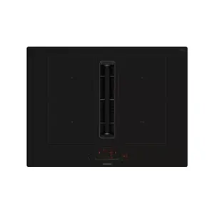 Built-in induction hob with integrated hood Siemens iQ500 ED711HQ26E, 70 cm, 4-zone, touch control