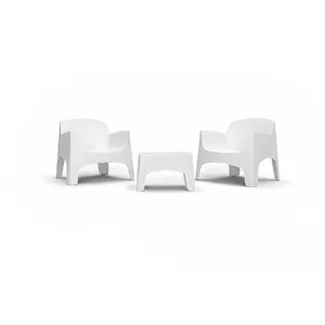 Outdoor garden furniture set BICA Ibiza Terrace — white, weather-resistant, durable