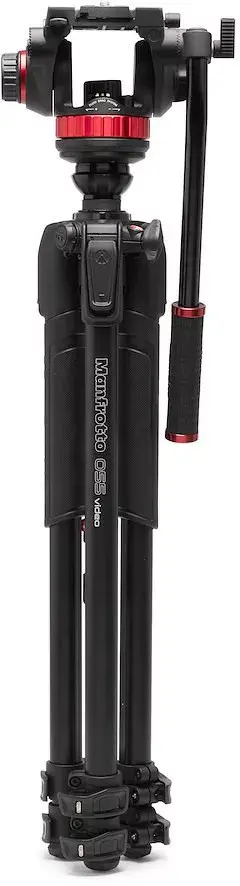Штатив Manfrotto 055 Video Alu Black с головой 502AH Photo 2