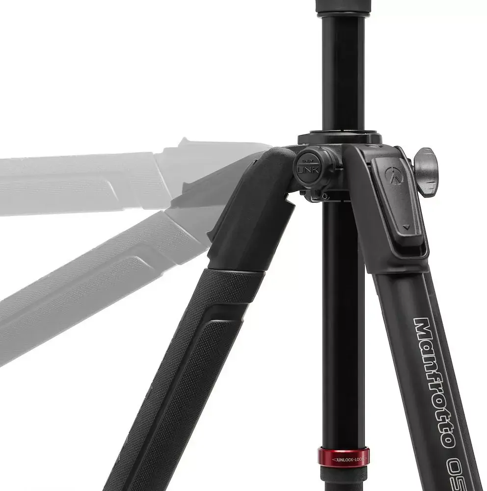 Штатив Manfrotto 055 Video Alu Black с головой 502AH Photo 4