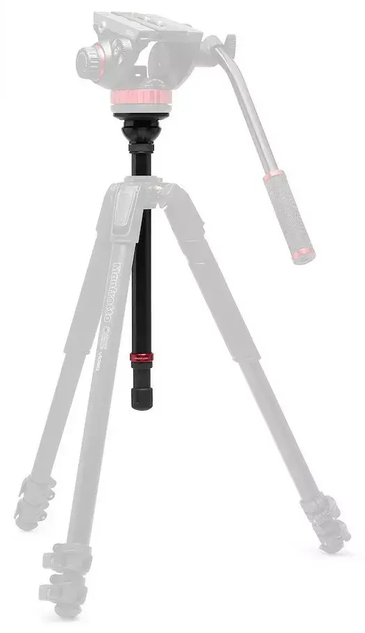 Штатив Manfrotto 055 Video Alu Black с головой 502AH Photo 6