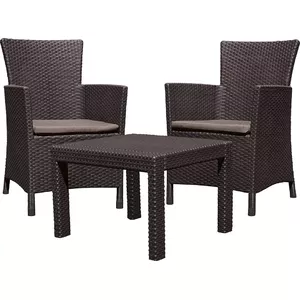 Dārza mēbeļu komplekts Keter Rosario Balcony Set brūns