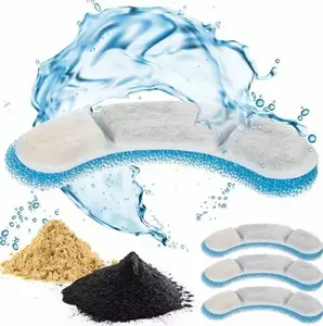 Purlov Replacement Water Fountain Filters for Dogs and Cats, 4-Pack