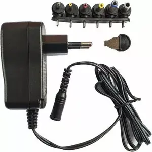 Power Adapter Triton adjustable 3–12V DC 1A 1m cable — selectable 3V, 4.5V, 5V, 6V, 7.5V, 9V, 12V