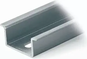 Wago TS35/15 DIN Mounting Rail 35x15mm 2m Perforated Steel