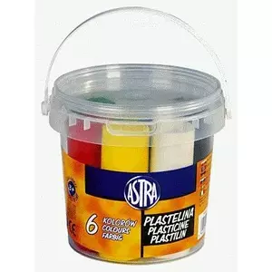 Modelling Clay Set Astra 6 Colors in Bucket – Astra WIKR-077029