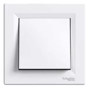 Выключатель Schneider Electric Asfora 1-полюсный IP44 белый (EPH0100221)