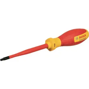 Insulated Torx Screwdriver Bosch VDE TX20 with insulated handle — model 1600A02NC7