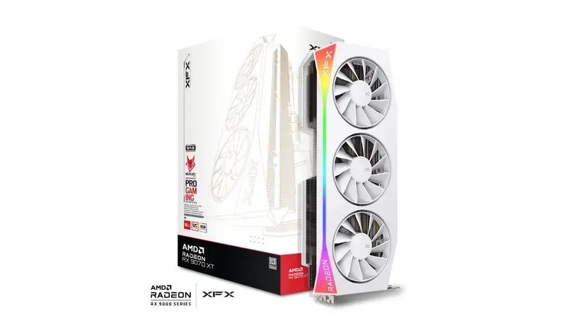 Videokarte XFX Mercury Radeon RX 9070 XT Photo 8