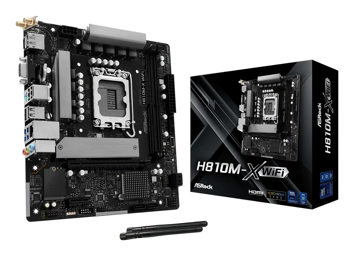Материнская плата ASRock H810M-X WiFi Photo 4