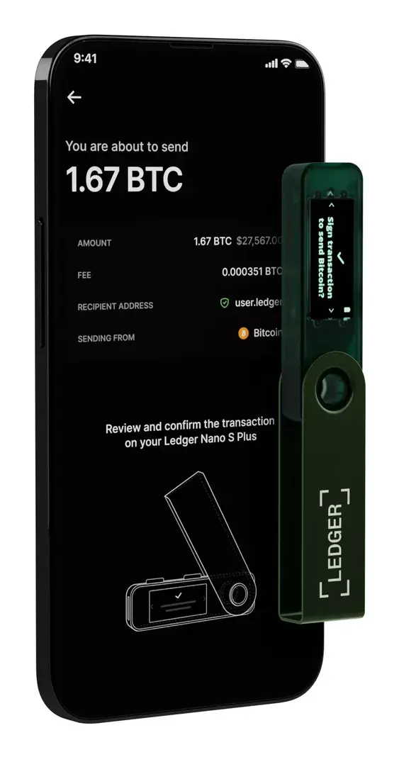 Ledger Nano S Plus USB-накопитель аппаратный кошелек Photo 5