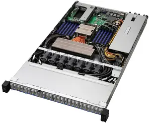 Computer Case ASRock Barebone 1U Single Socket SP5 1U24E1S-GENOA/2L2T Black