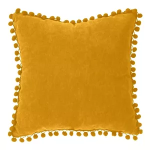 Decorative cushion ATMOSPHERA 131656R — yellow cushion insert, square home pillow
