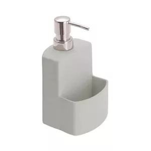 Дозатор для мыла WENKO 3620116100, бутылка с насосом 0,38 л, 100×100×180 мм, серый