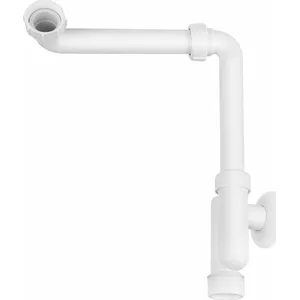 Sink Trap McAlpine HC13SPS-X32PF white — bottle-style sink waste for basin drainage