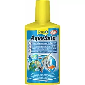 Ūdens kondicionieris Tetra AquaSafe 50 ml — akvārija ūdens apstrādes līdzeklis