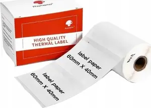 Phomemo līmējamās papīra etiķetes — 180 gab., 60×40 mm, saderīgas ar M110 M120 M200 M220 M221