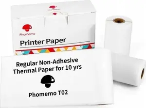 Termopapīra ruļlis Phomemo 3 × 53 mm priekš Phomemo T02, M02 PRO, M02X, Q12-RM10