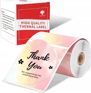 Round Colorful Label Stickers Phomemo for M110 M120 M200 M221, 140 mm