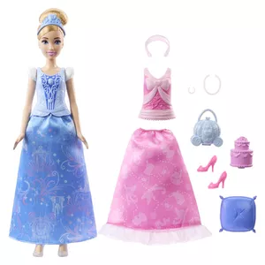 Modes lelle Mattel Disney Princess Cindarella 2-in-1 Stāsti Daudzkrāsains