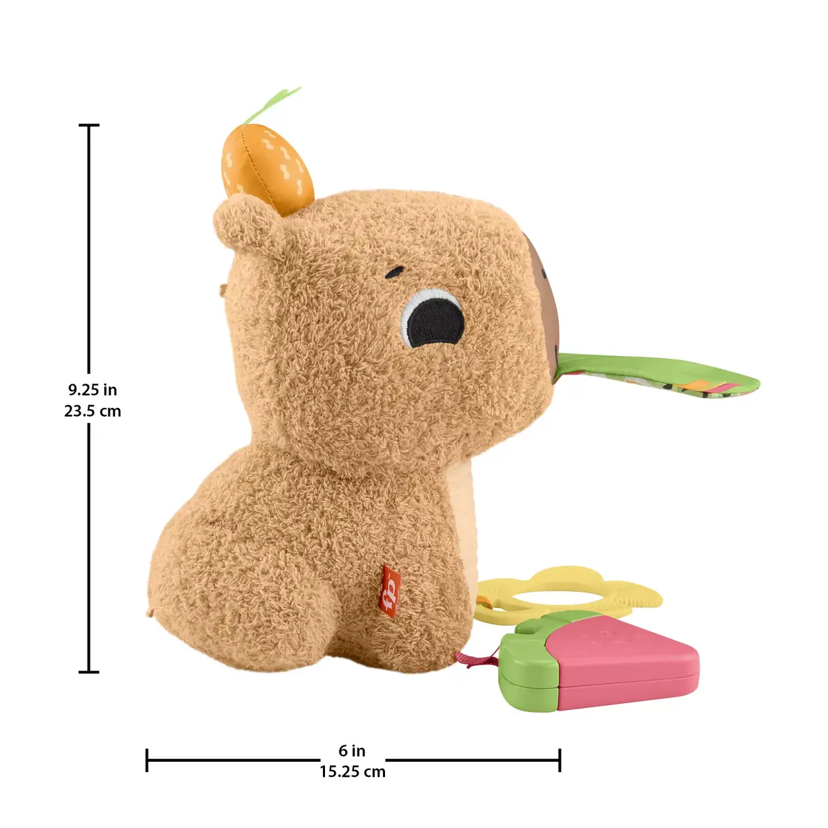 Toy capybara Fisher-Price Snuggly Snacky Capy Photo 7