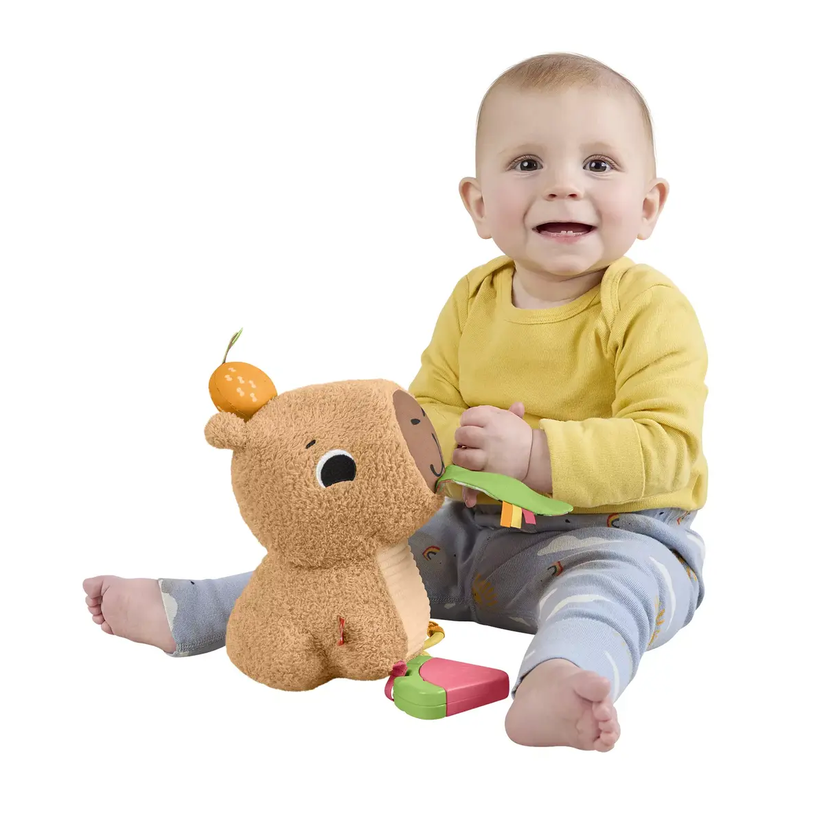 Toy capybara Fisher-Price Snuggly Snacky Capy Photo 8