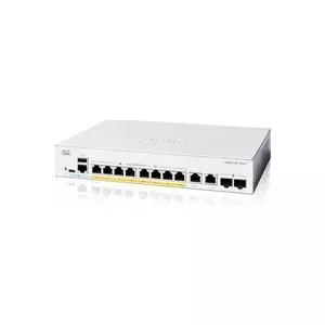 Network switch Cisco Catalyst C1300-8FP-2G — 8× Gigabit Ethernet, 8× PoE+ ports, 2× SFP uplinks