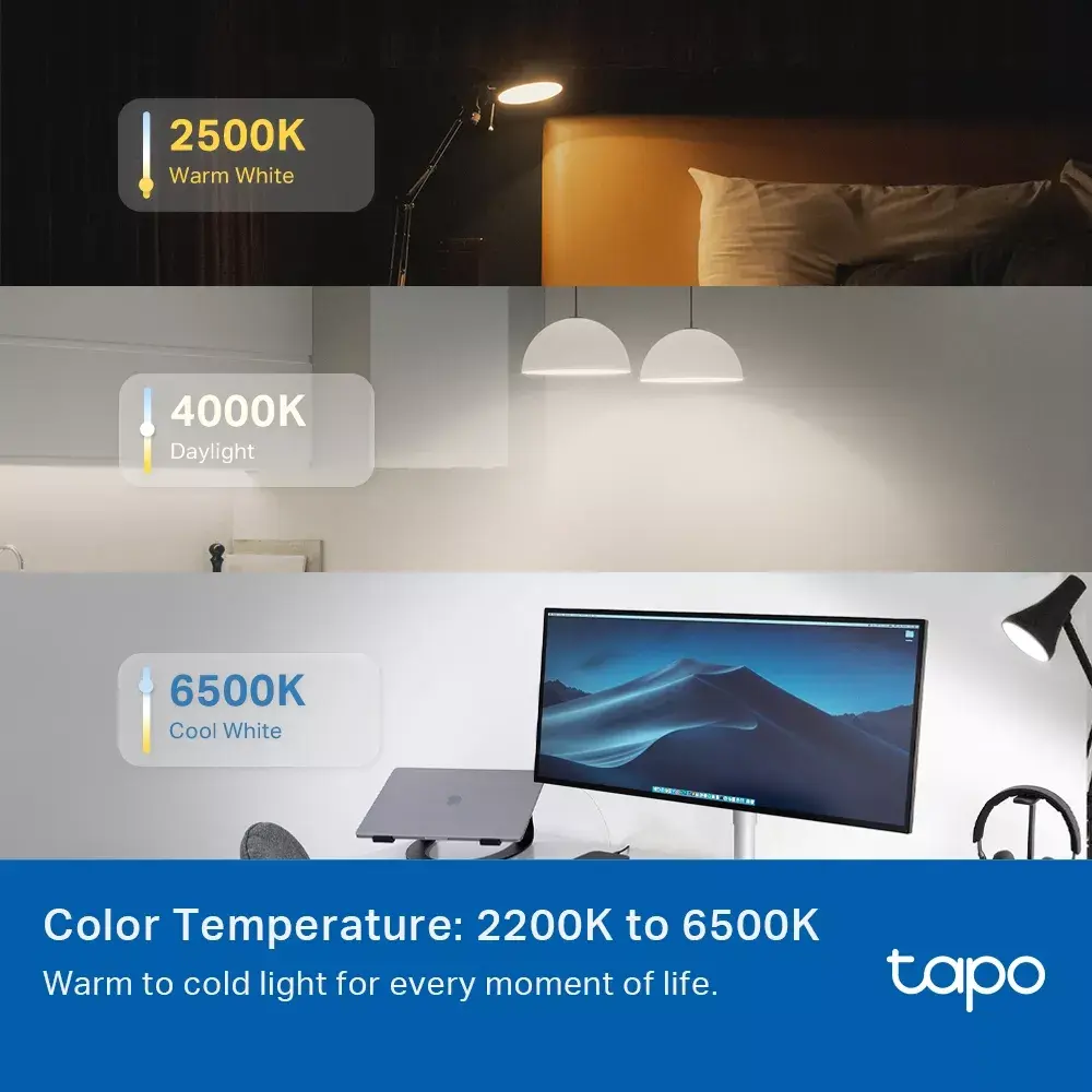 Умная лампочка TP-Link Tapo Smart WiFi Light Bulb Photo 5