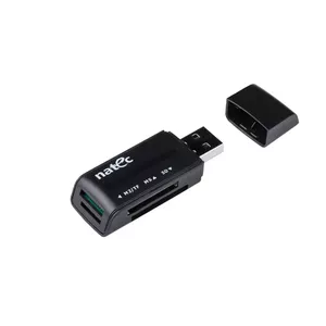 Kārtu lasītājs NATEC ANT 3 Mini USB 2.0 Melns 480 Mbit/s