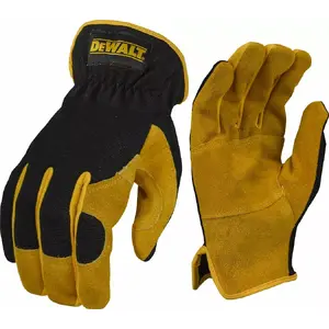 DeWalt reinforced leather work gloves size L DPG216L