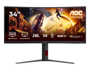 Монитор AOC G4 CU34G4Z 34" Wide Quad HD LED 3440 x 1440