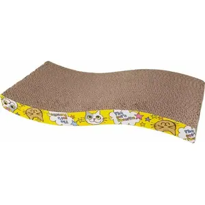 Cardboard Cat Scratcher with Catnip 45x21 cm – No name