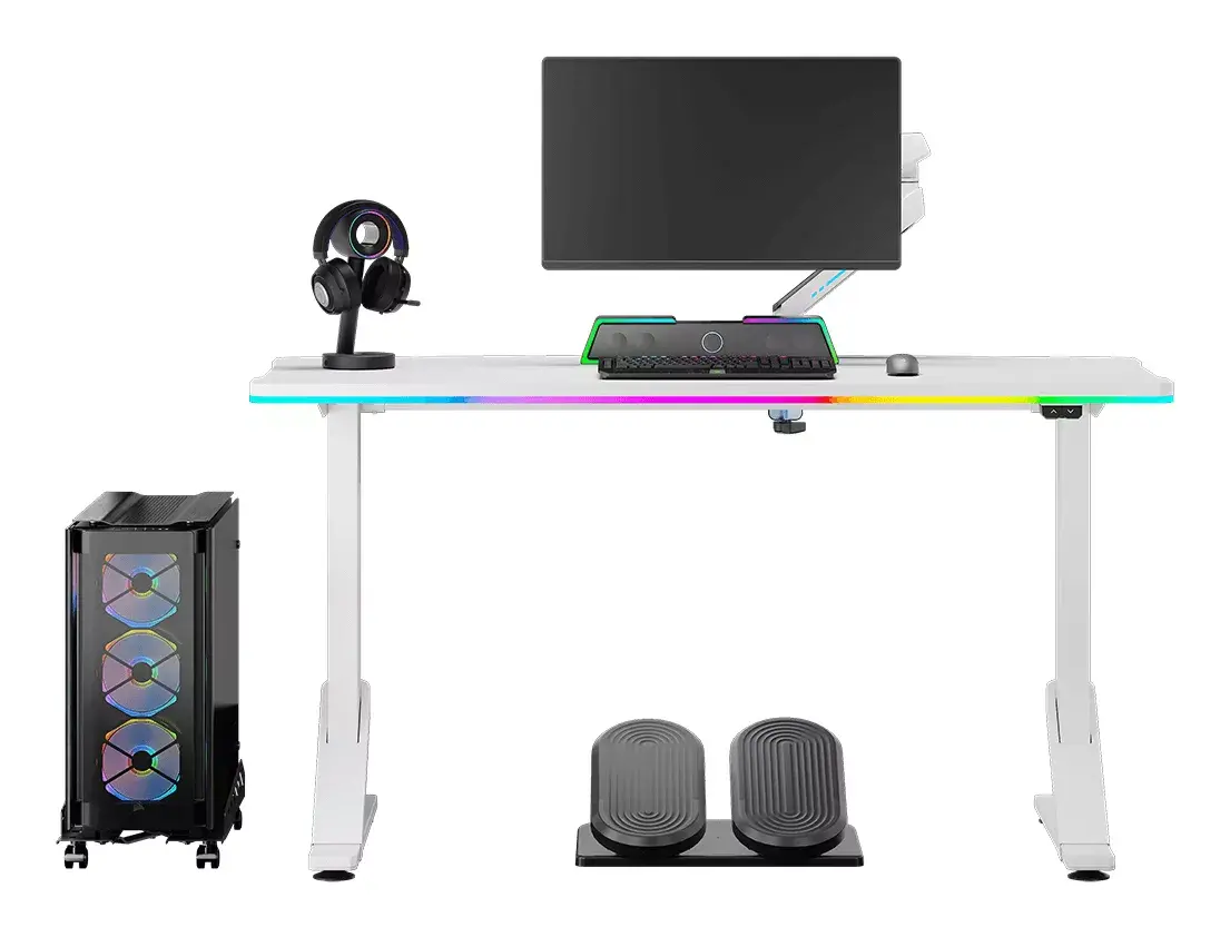 Игровой стол Ultradesk IRON White Photo 2