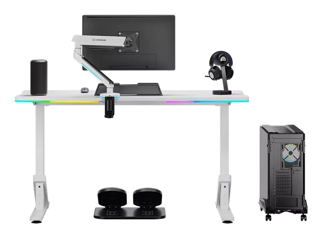 Игровой стол Ultradesk IRON White Photo 3