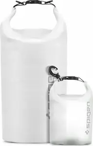 Waterproof Dry Bag Spigen Aqua Shield 20L + 2L set, snow white