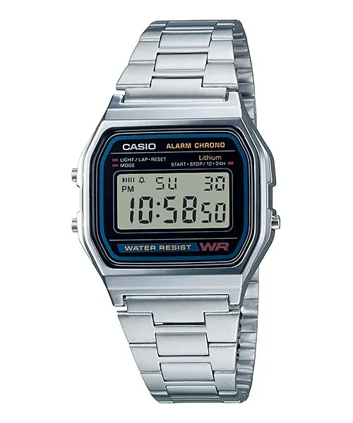 CASIO A158WA-1DF digital wrist watch Photo 2