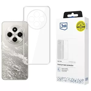 Protective clear slim smartphone case 3MK for POCO C75 – lightweight transparent cover