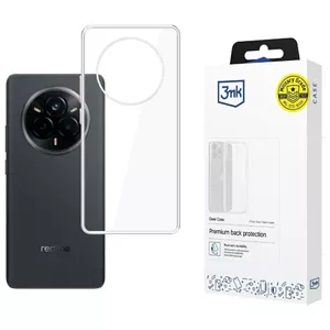 Protective clear slim phone case 3MK for Realme 14 Pro — lightweight, transparent