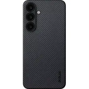 Phone case Pitaka Ultra-Slim Case for Samsung Galaxy S25+ — Black/Grey Twill