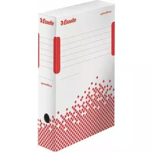 Archival storage box ESSELTE Speedbox 80 mm for documents, model 10K165B