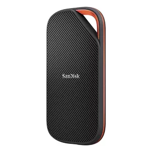 SSD SanDisk 4TB Ārējais USB Type-C USB4 Gen 3x2 Melns Oranžs