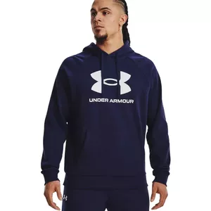 Vīriešu džemperis Under Armour Rival Fleece Logo HD tumši zils, izmērs L