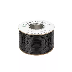 Skaļruņa kabelis GOODBABY SMYp 2 x 0.5 mm, melns, 200 m