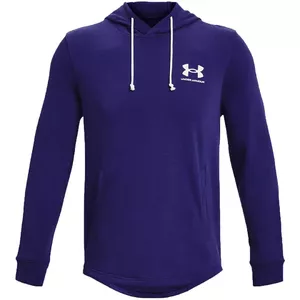 Мужская толстовка Under Armour Rival Terry LC HD синяя 1370401 468 с капюшоном